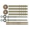 Kit fixation chauffe-eau  parpaing isolant >70 mm cheville Ø 16 x 240